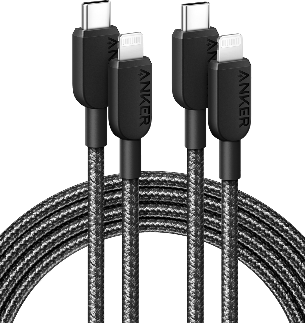 Anker <b>310</b> USB-C to Lightning Cable (6 ft, 2-Pack)